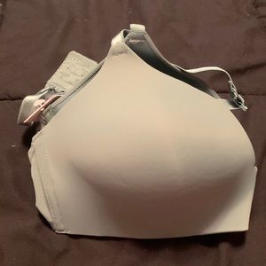 Auden brand sage green bra, lightly lined and wire free